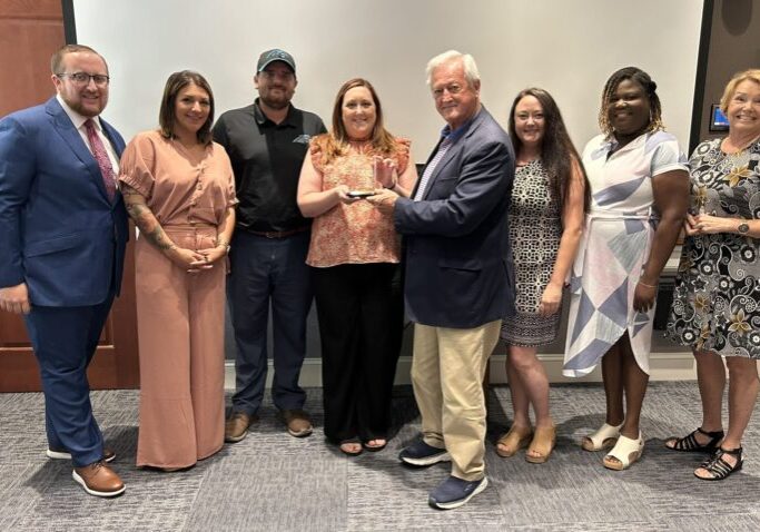 Left to Right: Kyler Eagle, Michelle Gannon, Dillon Brewer, Mollie Ruf, Terry Osborne, Nicky Black, Sherri Hill, Elaine Spalding